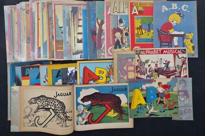many children ' s books on the table together