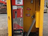 a machine that is sitting in the middle of a parking lot