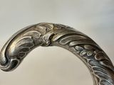 a close up of a metal object on a table