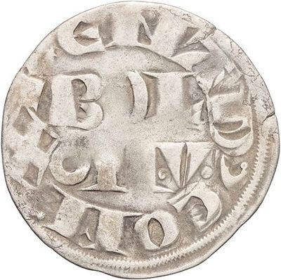 a close up of a coin on a white background