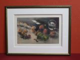 une image d'un tableau de fruits sur une table