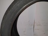 a close up of a tire with a hole in the center
