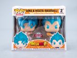 Lot de 2 figurines Dragon Ball : Goku et Vegeta jouant au baseball