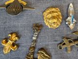 a lot of different items that are on a table