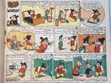 an old comic book with a cartoon of mickey mouse and pluto pluto pluto pluto pluto pluto pluto pluto pluto pluto