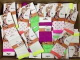 many pairs of socks that are in a box