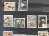 a picture of a picture of a collection of stamps on display