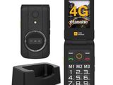 un téléphone portable posé à côté d'un chargeur