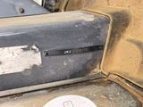 a piece of luggage that has been left on the floor