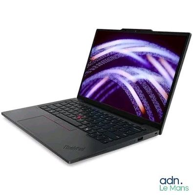 Le Lenovo ThinkPad X1 est un ordinateur portable élégant doté d'un écran fin et d'un clavier fin.