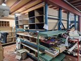 a room filled with lots of boxes and shelves