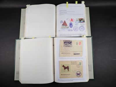 2 reliures Yvert vertes d'une superbe étude sur les Stations…