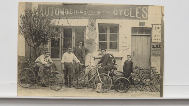 La Souterraine Automobiles - Cycles Jouberty. Carte rarissime !!!...