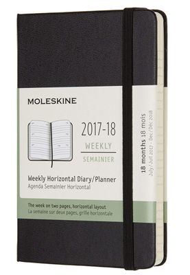 MOLESKINE - Agenda Semainier Horizontal - 18 mois 2017-2018 …