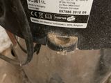 a close up of a machine with a label on it