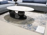 deux canapés et une table basse au milieu d'une pièce