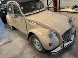 a small car that is parked in a garage
