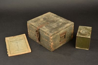 a small box and a small box on a table