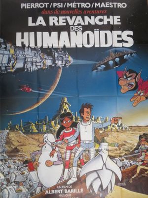 affiche de cinéma française pour « Les aventures des Humanides »