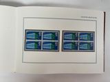 a picture of a book with stamps on it