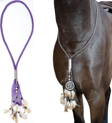 HKM - Collier d'encolure décoratif - Lilas - 120cm - Style a…