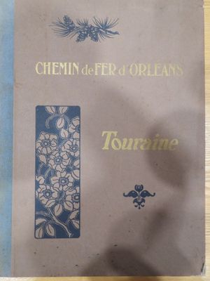 un vieux livre posé sur une table en bois, à côté d'une plante