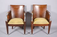 paire de fauteuils de style colonial, état d'usage (photo 2)