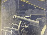 a book with a picture of a gun on it