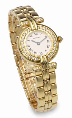 *Cartier 'ColisÉE' Montre-Bracelet DE Dame EN OR Jaune 18k E…
