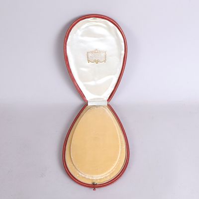 a red case that has a gold medal in it