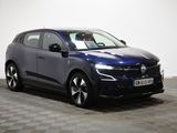 a blue volkswagen suv parked in a room with checkered floor