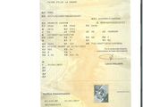 an image of a document with a picture of a man on it