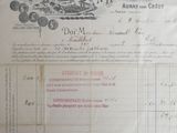 an old document with a lot of writing on it
