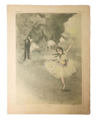 Edgar DEGAS, d'après. L'Etoile. - Photo 1