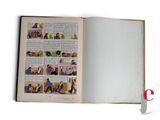 an open book with pictures of people on it