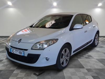 a picture of a white car parked in a showroom