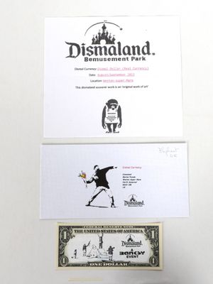 two business cards with a picture of a man throwing a frisbee