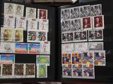 a black book with a bunch of stamps on it