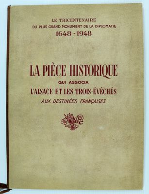 [Alsace] La pièce historique qui associa l'Alsace et les Tro…