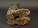 a pair of shoes that are sitting on top of each other