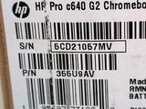 the back of a box with a barcode on it that says hp pro 650 g2 chromebook