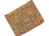 an image of a cloth with birds and flowers on it