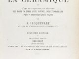the front cover of the book la ceramique, with the title in french