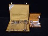 a box of silverware that is sitting on a table