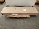 a large box sitting on a pallet in a warehouse
