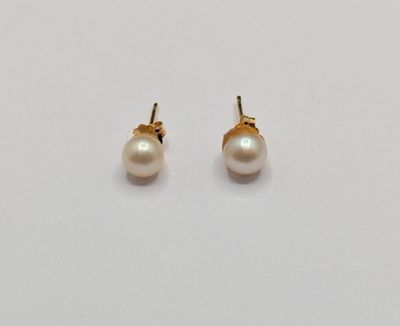 une paire de boucles d'oreilles en perles sur fond blanc