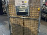 a cart that has a lot of items in it