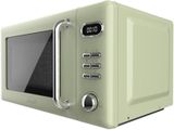 an image of a microwave oven with a digital clock on the front