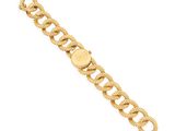 an 18k yellow gold bracelet with an oval clasp