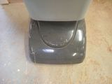 a close up view of a toilet in a bathroom